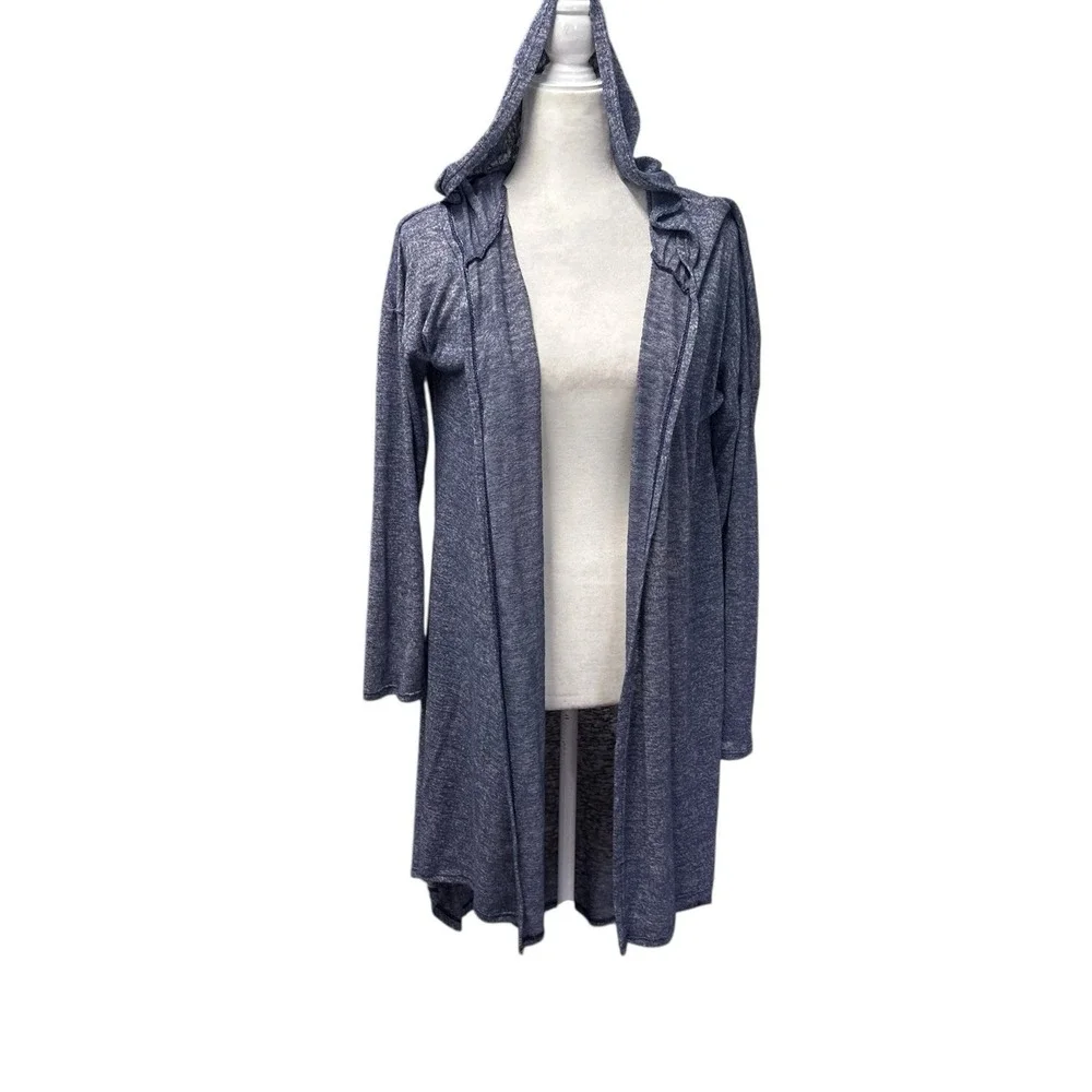 VOCAL Womens Hoodie Tunic Cardigan Size XL Aztec Studded Lightweight Jacket Boho - Picture 6 of 11
